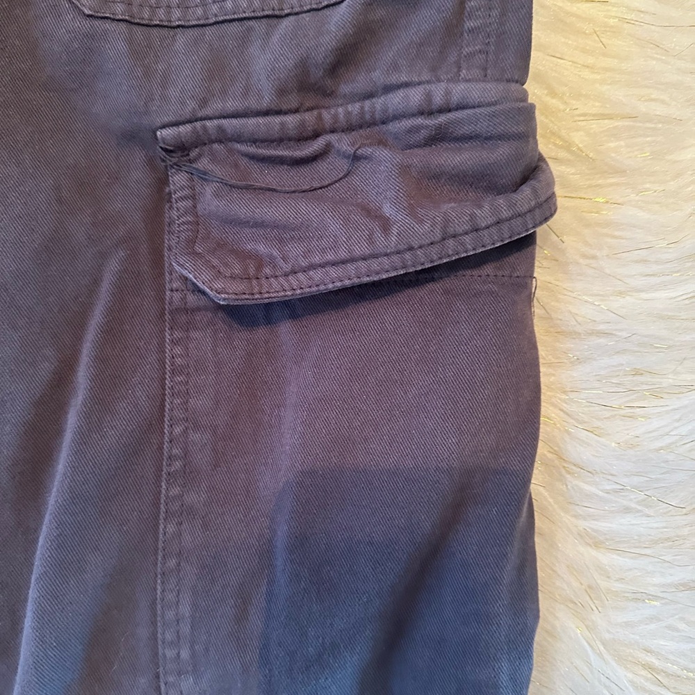 Zara Women's Dark Gray Cargo Pants - Picture 4 of 5